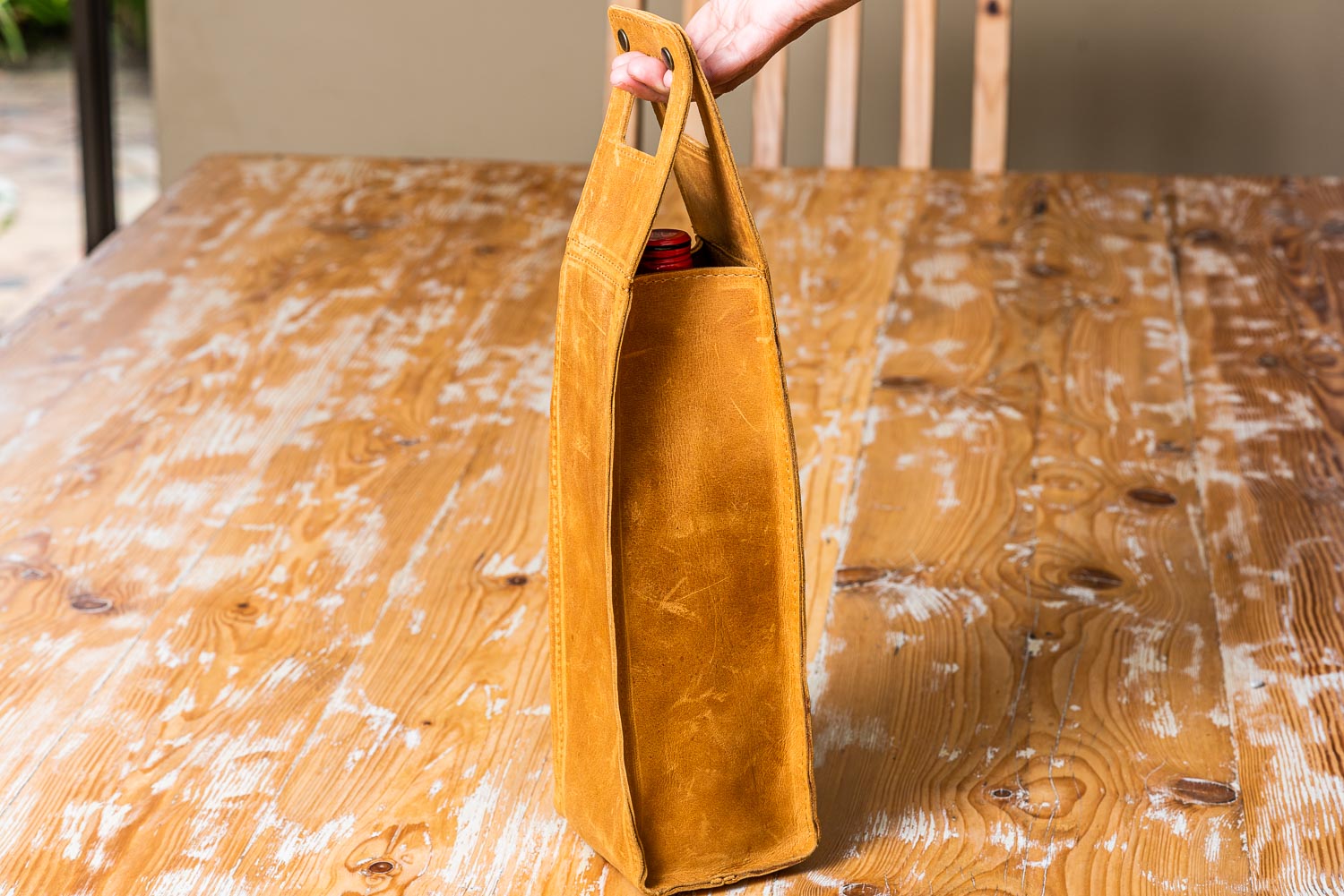 Wine Bag 5 tan