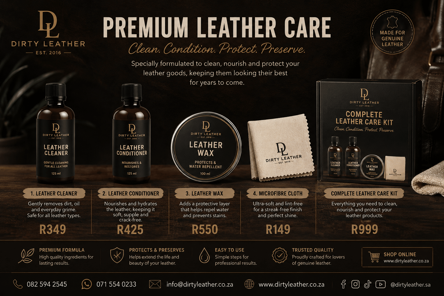 Premium Leather Care 3 Premium Leather Care - Image 2