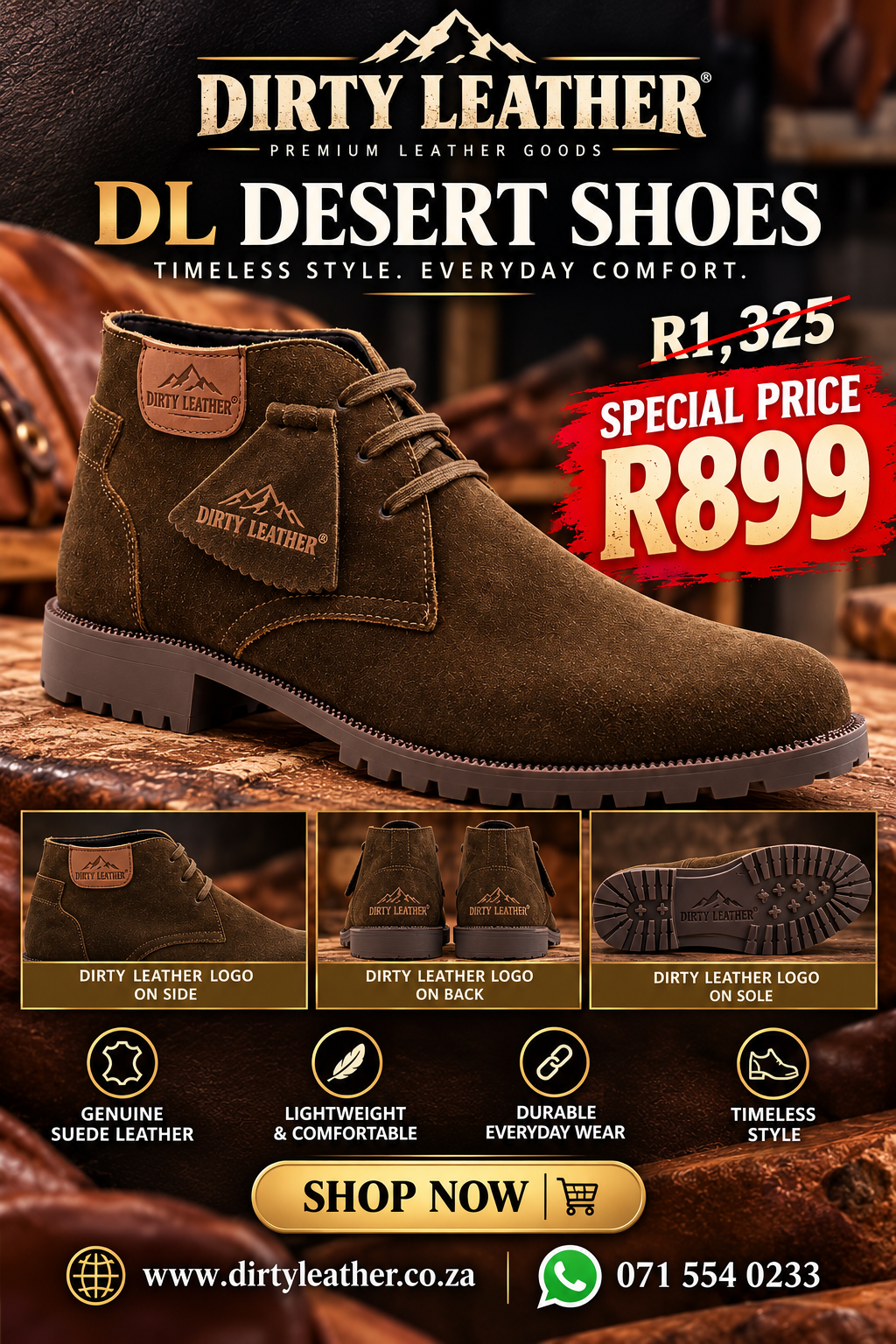 DL Ladies Leather Boots 18 1000286240