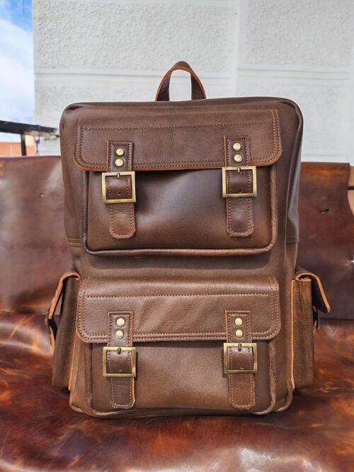 Classic Leather Backpack