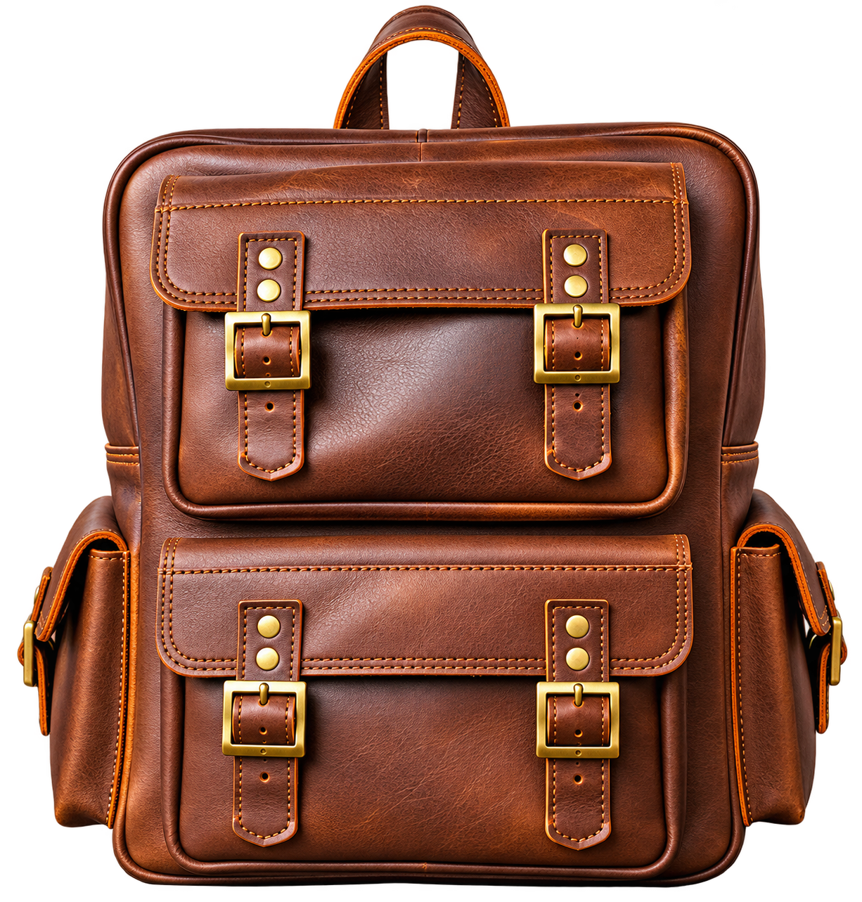 Classic Leather Backpack 3 Classic Leather Backpack - Image 2